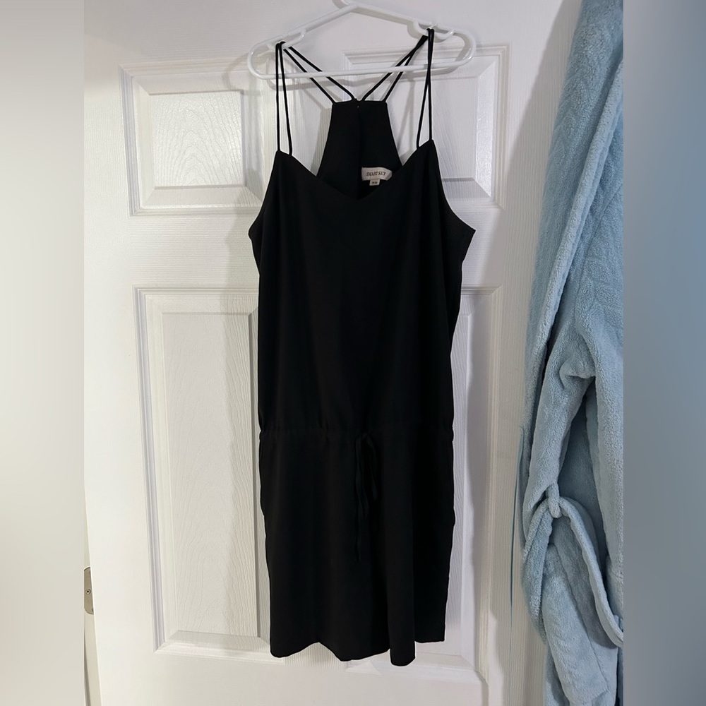 Y2K Low-Waist Double Strap Romper